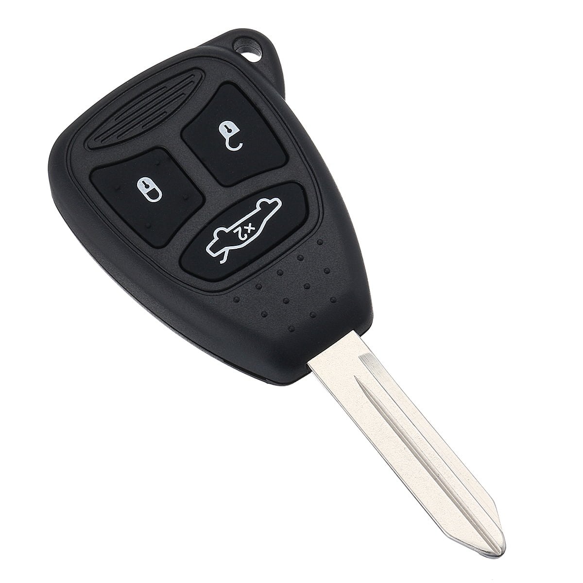 * For Chrysler Jeep Dodge  3 Button Remote Key Case Shell with blade A48*** 