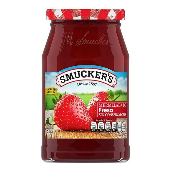 Mermelada de fresa Smucker's 510 g