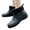 Black2, variant on Women's Ankle Rain Boots Cute Waterproof Warm Winter Snow Boots Outdoor Garden Slip on Shoes