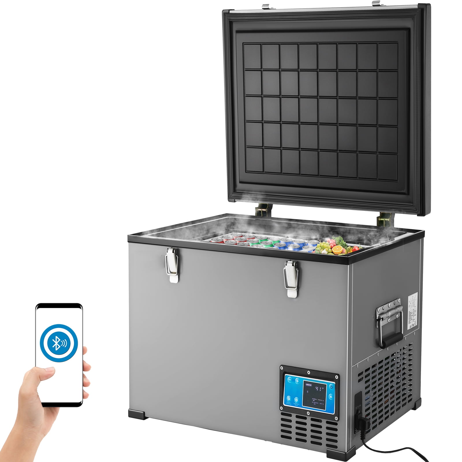 BENTISM 12volt Car Refrigerator Portable Freezer 48Qt Camping