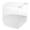 thumbnail image 3 of 2pcs Plástico Cockatiel Parrot Bird Cage 13 X 13 Cm Sunnimix Bañera de Bird Parrot, 3 of 8
