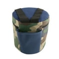 thumbnail image 3 of Taburete de jardín portátil, asiento de camping, ligero y portátil, con bolsa, reposapiés versátil, silla para desherbar, para césped, deportes al Azul, 3 of 8