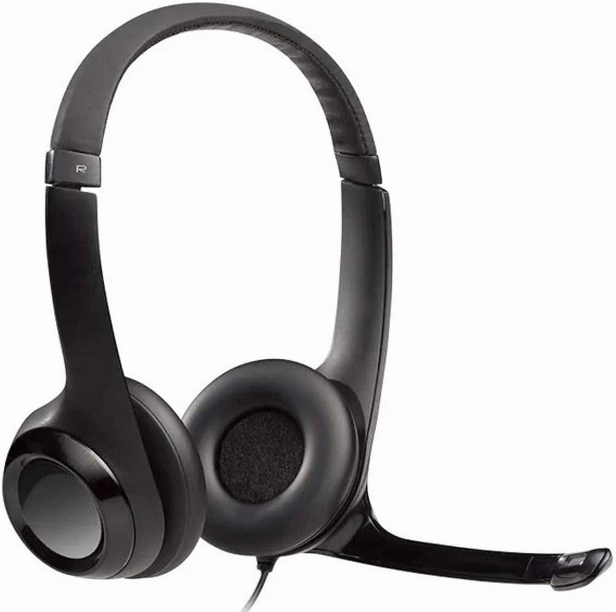 (6 Pack) Logitech ClearChat Comfort USB Headset with Noise-Canceling Microphone