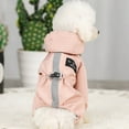 thumbnail image 4 of Dog Waterproof Reflective 4-Legs Hooded Raincoat Jacket Coat Clothes for Small Medium Dogs, 4 of 9