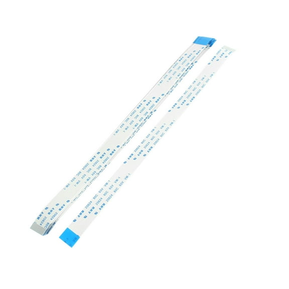 Unique Bargains 10Pcs 0.5mm Pitch 18 Pin AWM 20624 80C 60V -1 Flexible Flat Cable 200mm