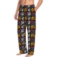 thumbnail image 6 of Vsdgher Pumpkin And Flying Bat Mens Pajama Pants Sleep & Lounge Pants, PJ Pants-Small, 6 of 6
