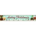 thumbnail image 2 of My Word! Merry Christmas W/House Horizontal Above Board Welcome Sign for Over a Door or on Porch Deck or Patio Wall - Indoor Outdoor Farmhouse Rustic Porch and Garage Decor 8"x46.5", 2 of 2