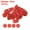 Red 10mm, variant on REGALWOVEN Round Felt Circles for Crafts, Non-Woven Fabric Pads for DIY Projects Green 10mm