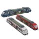 thumbnail image 4 of 3pcs Kids Play Vehicles Simulated Sliding Cars Alloy Toy Model Decoration (Red White Blue), 4 of 5