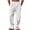 White, variant on Cmfcve Parrot Print Linen Pants for Men Summer Casual Yoga Pants Elastic Waist Drawstring Lightweight Gauzy Trousers