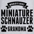 thumbnail image 3 of CafePress - Worlds Best Miniature Schnauzer Grandma Women's Ni - Women's Nightshirt, 3 of 4