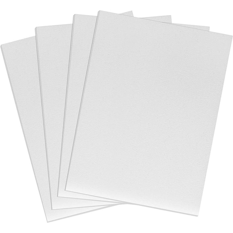 Eva Foam Sheets White 9.8 inch x 9.8 inch 3mm Thick Crafts Foam Sheets Pack of 6 | Harfington