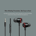 thumbnail image 4 of Auriculares intrauditivos con cable con micrófono de alta sensibilidad y control de volumen, 4 of 5