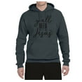 thumbnail image 2 of Christian Faith Y'all Need Jesus Inspirational/Christian Unisex Graphic Hoodie Sweatshirt, Charcoal, Small, 2 of 3