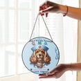 thumbnail image 2 of Just a Certified Nursing Assistant Cna Who Loves Her Cocker Spaniel Stained Glass Suncatcher Cockers Dog Lover Gifts Window Hanging Sign Decor - 00003, 2 of 5