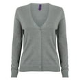 thumbnail image 5 of Henbury Womens V-Neck Button Up Cardigan, 5 of 5
