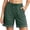 Green#1, variant on Juesizh Womens Plus Size Pajama Shorts Elastic Waist Bermuda Shorts Casual Comfy Solid Color Loungewear Sleep Pants, S-5XL