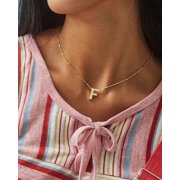 Kendra Scott Letter F Pendant Necklace Gold Metal