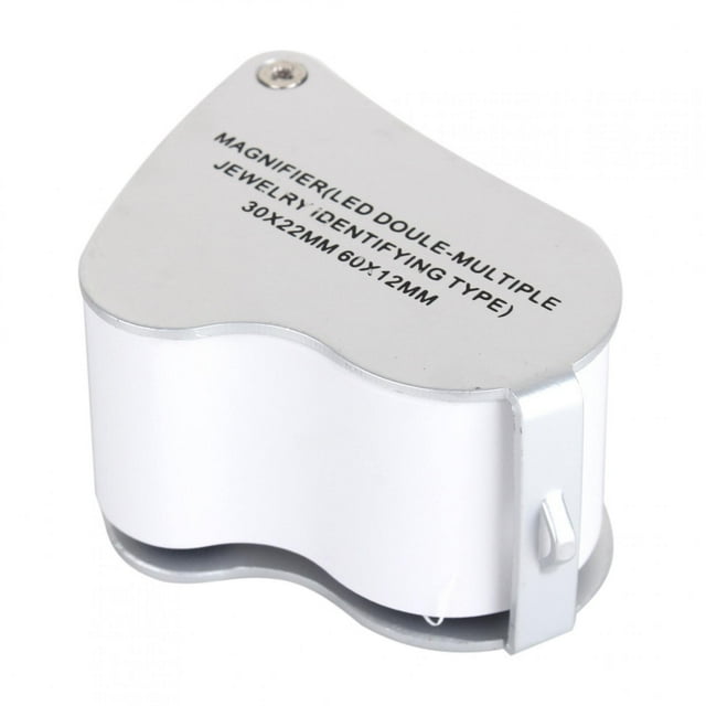 Loop Magnifier, Magnifier 30X60X With 3 LR1130 For Research For Jewelry