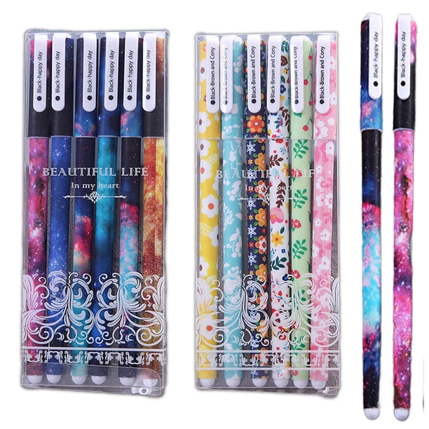 Xihbxyly Artículos para Mujeres Por Menos de 10 Dólares. Sistema Vendedor Caliente In Escritorio In Pluma Del Estudiante Del Paquete 6 Fijado para Comienzo En Estación Escolar 12Ml