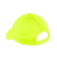thumbnail image 3 of Port & Co Teen Unisex Regular Plain Cap Neon Yellow One Size Fits All, 3 of 3