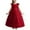 Wine, variant on Krdevn Elegant Long Girls Formal Dress with Bow and Beaded for Birthday Party Pageant Gown,Size:7-8 Years