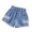 Blue, variant on RUTAYY Toddler Girls Summer Denim Shorts With Buttefly & Floral Embroidery Casual Fashion Trouser Relaxed Fit Infants Pants