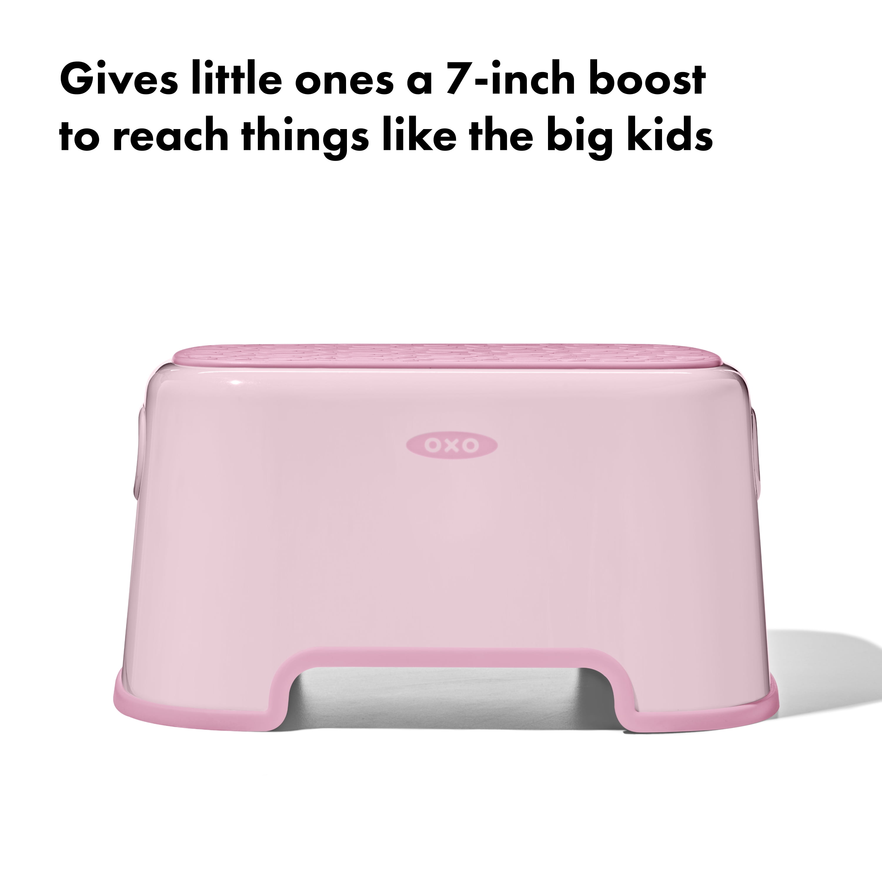 OXO Tot Anti-Slip Step Stool, Blossom, Supports Up to 200 lbs, Toddler & Kids Use