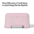 thumbnail image 2 of OXO Tot Anti-Slip Step Stool, Blossom, Supports Up to 200 lbs, Toddler & Kids Use, 2 of 8