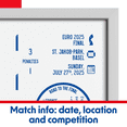ENGLAND WOMEN vs Spa..in Eur..o 2025 Final Match Poster Print - Walmart.com