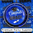 thumbnail image 5 of 24 Guests Blue Graduation Party Plates Napkins Supplies Set Congrats Grad Class of 2025 Disposable Dinnerware Tabeleware Grad Party Decoration Favors, 5 of 7