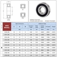 thumbnail image 2 of Sellos de goma dobles Bearing XIKE 6706-2RS de 30 x 37 x 4 mm, 2 of 6
