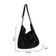 thumbnail image 4 of Bolso de viaje de pana Bolsos de hombro de moda para mujer para vacaciones de fin de semana (negro) Tmvgtek Para Estrenar, 4 of 8
