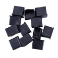 thumbnail image 5 of 10 Uds. Cubierta cuadrada de goma para patas de silla de escritorio, 30x30mm, color negro, 5 of 5