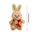 thumbnail image 3 of Easter Bunny Table Decor Rabbits Stuffed, Easter Bunny Ornament Statues for Home Decor, Easter Office Decor Bunny Easter Room Decor(1pc), 3 of 6