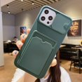 thumbnail image 1 of Funda blanda para teléfono con tarjetero para iPhone 14 13 12 11 Pro Max X XR XS Max 6 6S 7 8 Plus, funda protectora deslizante para cámara Tan Jianjun unisex, 1 of 2