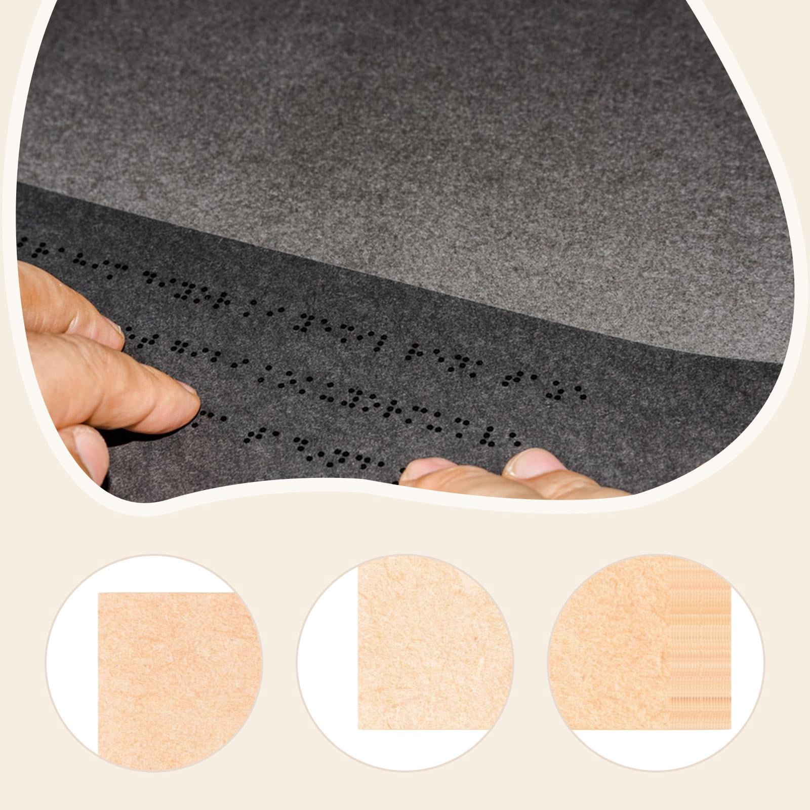 GUOOL 50 Pieces Braille Paper A4 Handwriting Sheet Braille Writing Paper Blank Practice Sheet for People Aid Supplies Made From Quality Material Suita 100pcs