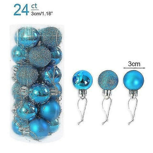 1Box christmas balls christmas tree ornaments ball xmas hanging tree pendants home party decor new year gift noel navidad
