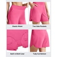 thumbnail image 3 of G4Free Chillwhisp Athletic Shorts for Women 4" - High Waist Lightweight Casual Running Shorts Built-in Liner with Pockets, 3 of 7
