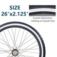 thumbnail image 2 of Neumático de bicicleta SIMEIQI de 26 x 2,125 pulgadas con borde blanco plegable, 2 of 7