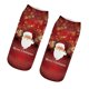 thumbnail image 5 of Gibobby Calcetines mullidos de Navidad Calcetines de Navidad para mujer, estampado informal, bonitos calcetines de , 4 pares (Rojo,Rosa,Verde, Unitalla), 5 of 5