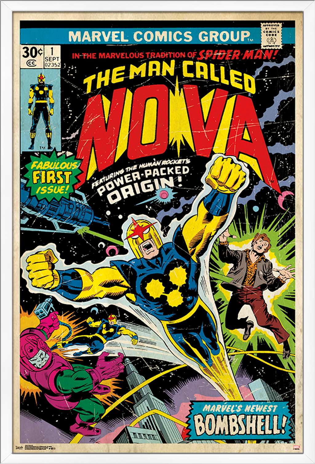 nova outdoor living fire pit cover on Marvel Comics Nova Cover 1 Poster Walmart Com Walmart Com