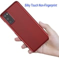 thumbnail image 2 of Case for Samsung Galaxy S20 FE Phone Case Protective Slim [Defend from Scratch/Slip/Drop/Fingerprint] Matte PC Hard Minimalistic Phone Cover for Samsung Galaxy S20 FE-Red, 2 of 6