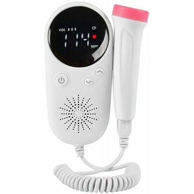 Doppler Fetal para el hogar, Monitor cardíaco Prenatal para bebé, pantalla LCD, medidor de voz para feto, producto de cuidado diario para mujer embarazada