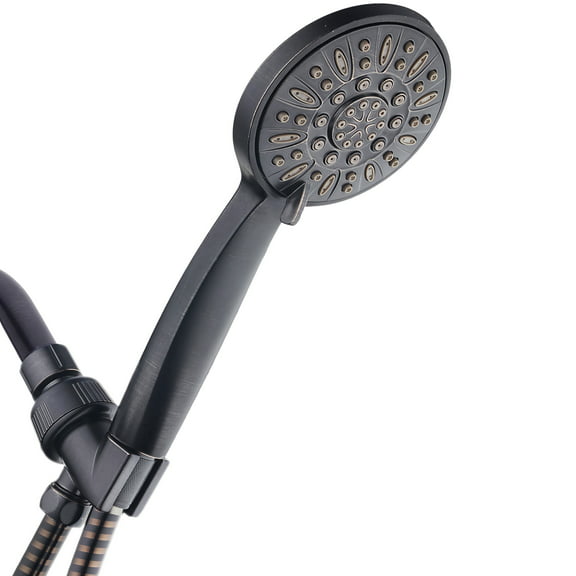 AquaDance 6-Setting High Pressure Luxury Handheld Shower Head, Oil Rubbed Bronze