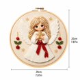 thumbnail image 2 of Christmas DIY Felt Material Kit, Non Woven Fabric Handmade Craft for Festival Theme Decorative Crafting Process 1 Set House, 2 of 5