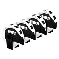 Brother Genuine DK-12343PK Die-Cut Name Badge Paper Labels, 2.3 in x 3. ...