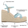 thumbnail image 2 of Journee Collection Womens Raniya Tru Comfort Foam Espadrille Platform Wedge Sandals, 2 of 6