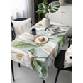 thumbnail image 6 of Botanical Flowers Table Cloth, Country Magnolia Leaves Branches Waterproof Tablecloth for Rectangle Tables, Reusable Washable Fabric Table Cover for Restaurant Kitchen Dining Tables 60"x120", 6 of 6