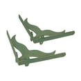 thumbnail image 2 of Zeckos Verdigris Cast Iron Whale Tail Wall Shelf Brackets Set of 2, 2 of 7